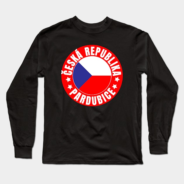 Pardubice City Long Sleeve T-Shirt by footballomatic